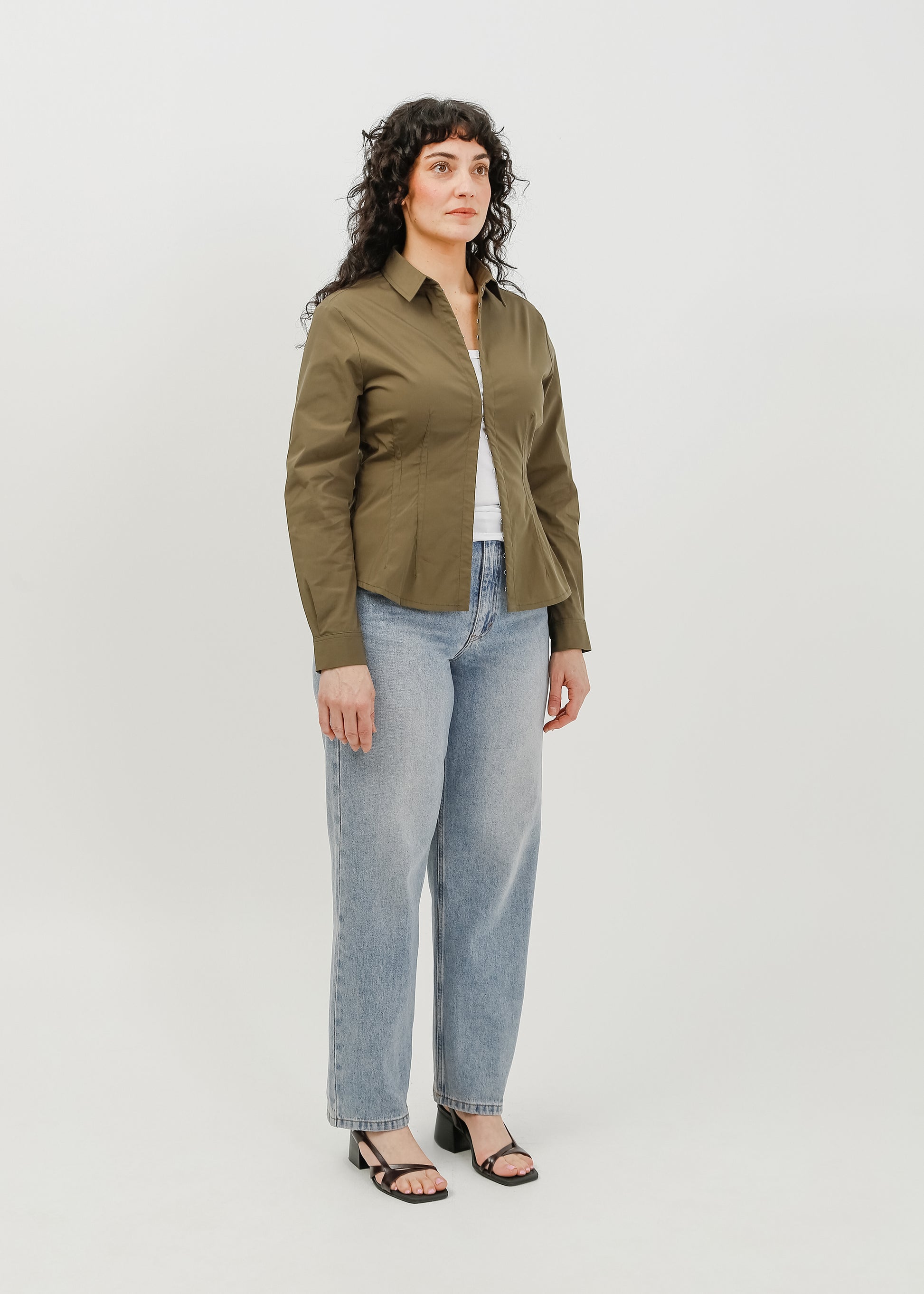 Miles Shirt / Khaki - 
Khaki (image 8)