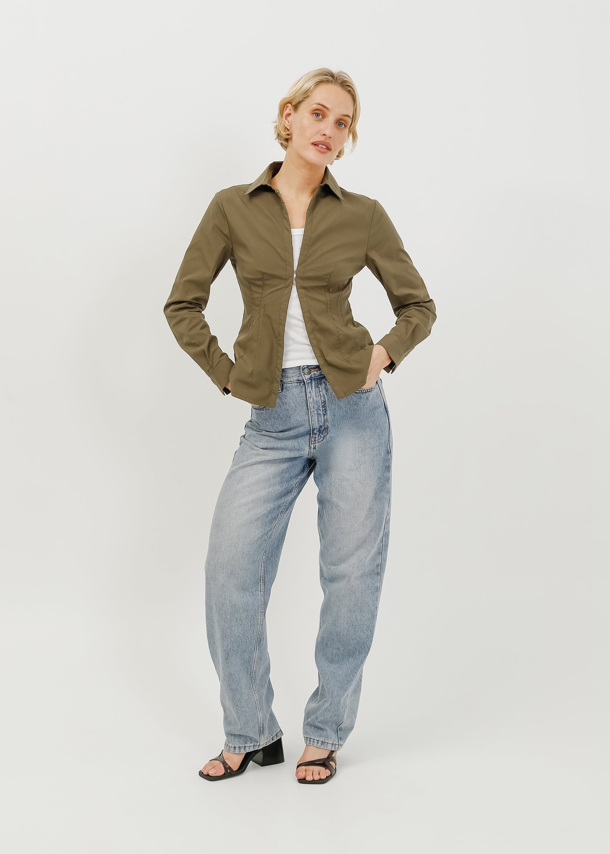 Miles Shirt / Khaki - 
Khaki (image 6)