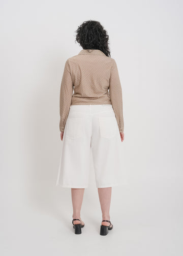 Casper Shirt / Mocha-Yellow-White-Black