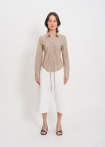 Casper Shirt / Mocha-Yellow-White-Black