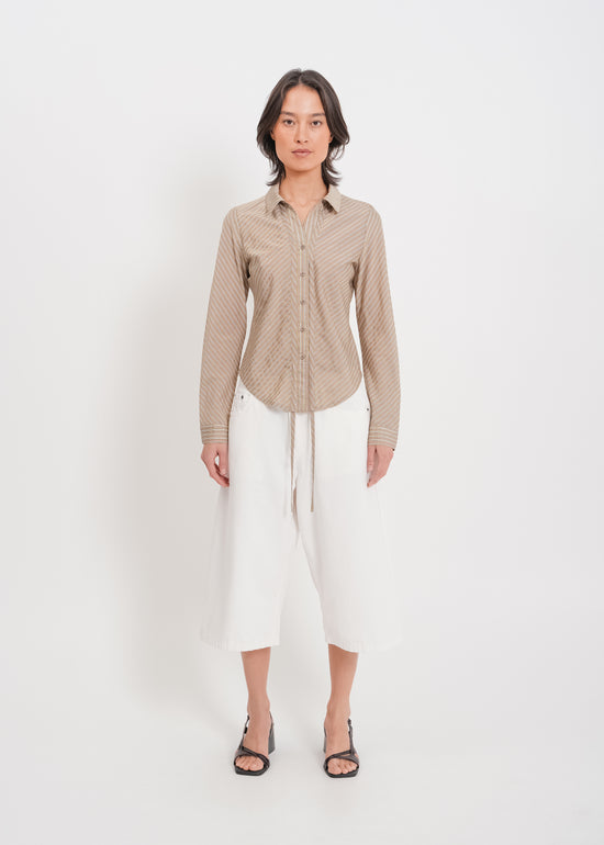Casper Shirt / Mocha-Yellow-White-Black