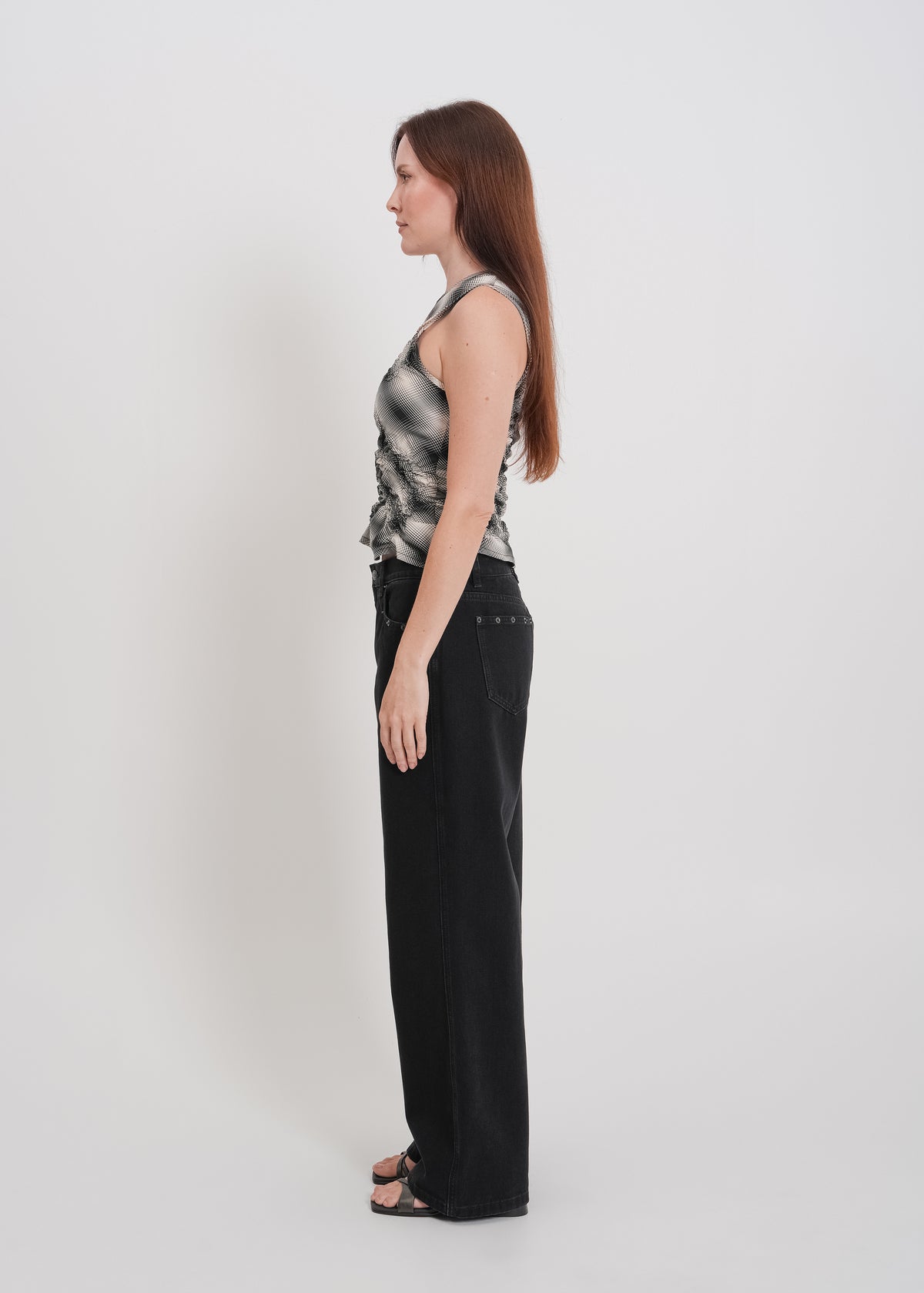 Fallon Top / Black-White - 
Black White (image 4)