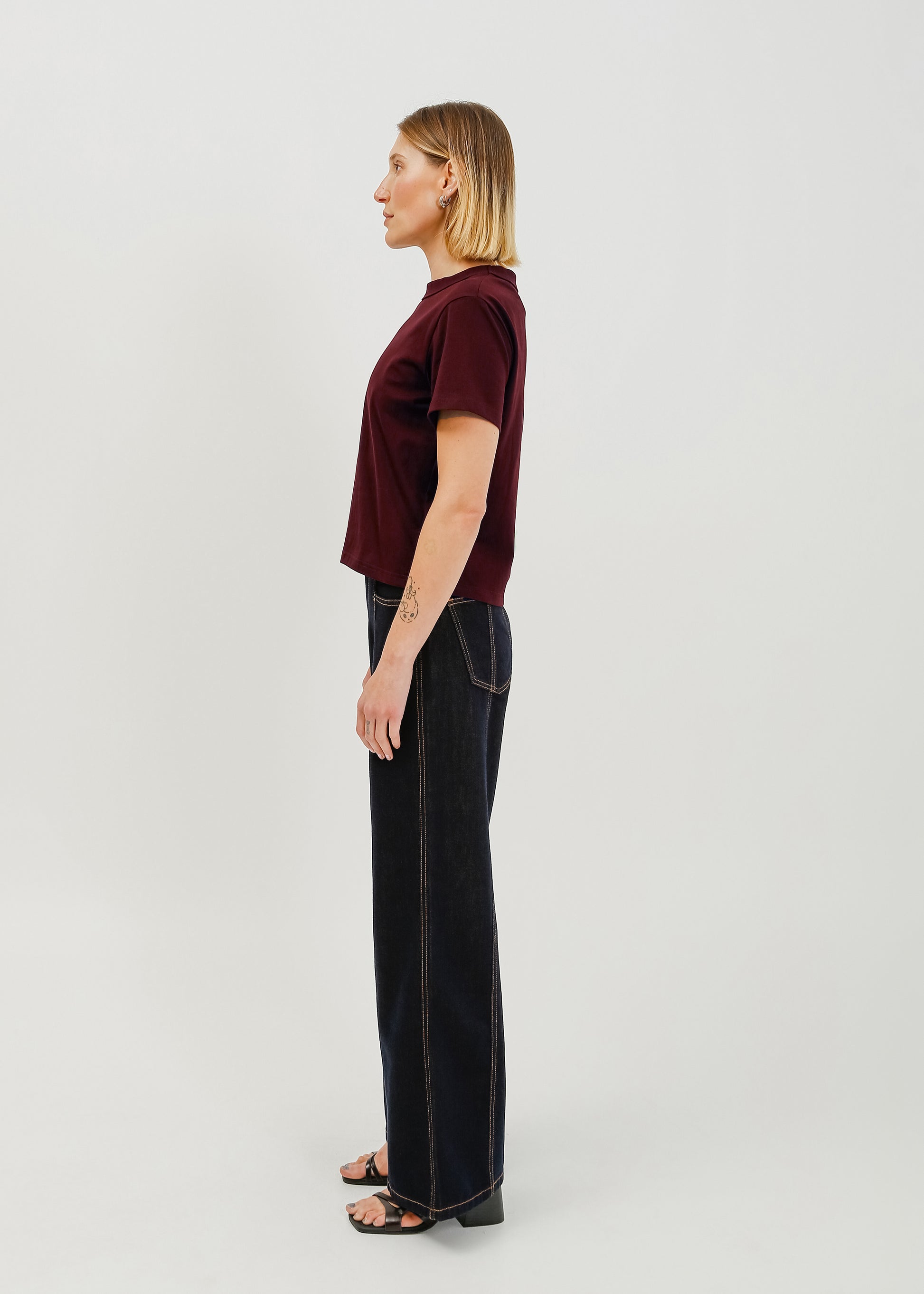 Franki Tee / Burnt Maroon - 
Burnt Maroon (image 3)