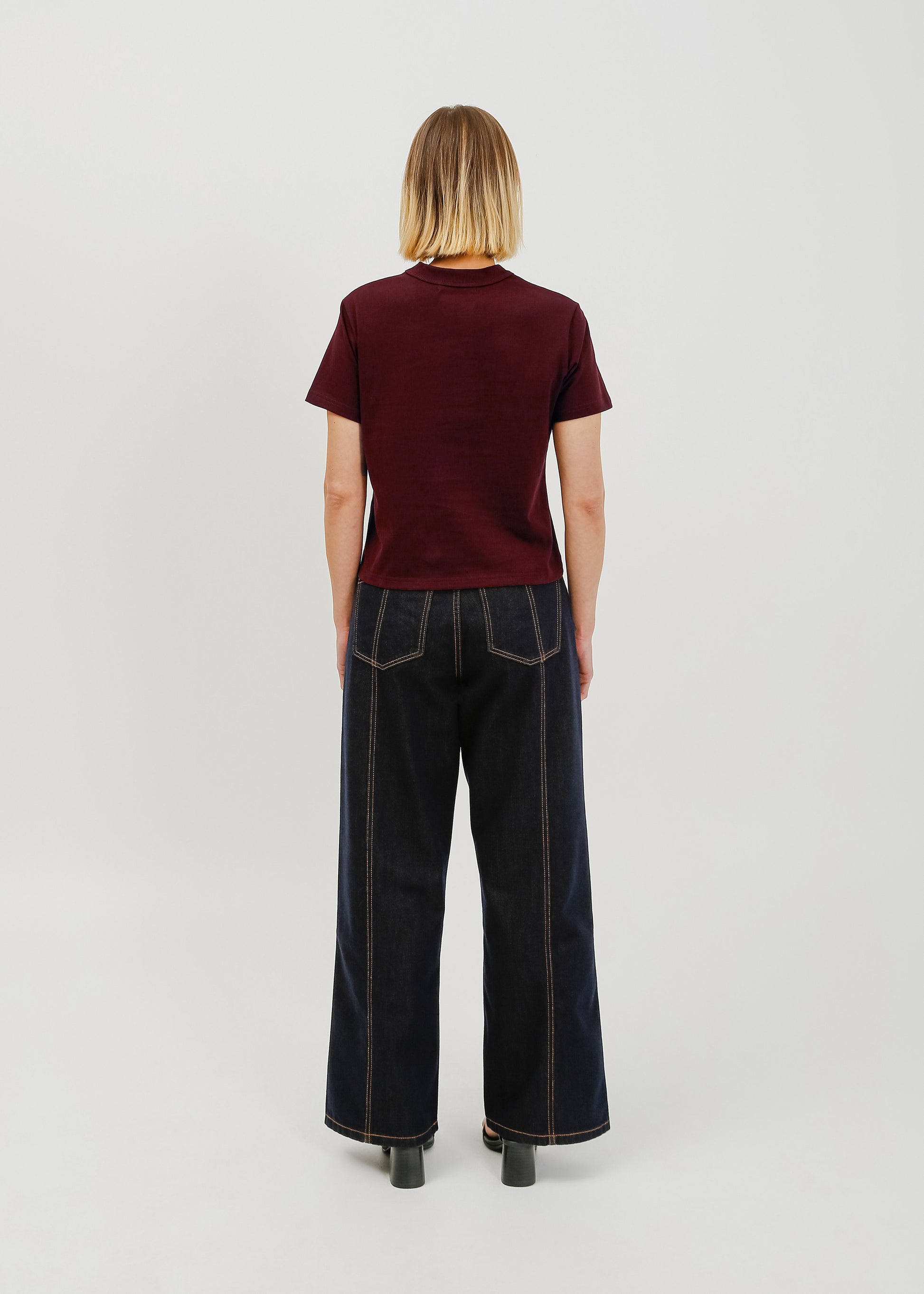 Franki Tee / Burnt Maroon - 
Burnt Maroon (image 4)