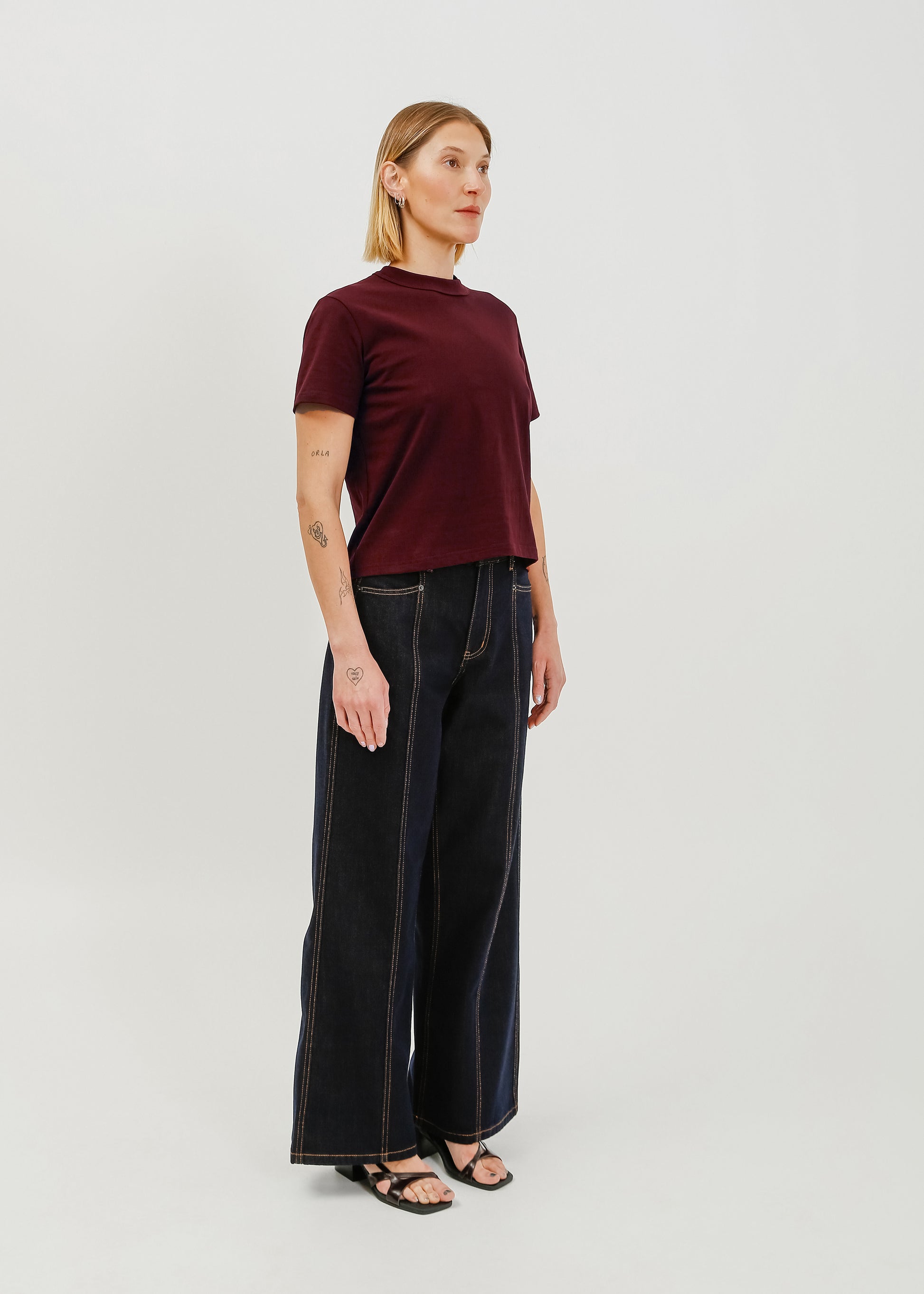 Franki Tee / Burnt Maroon - 
Burnt Maroon (image 2)
