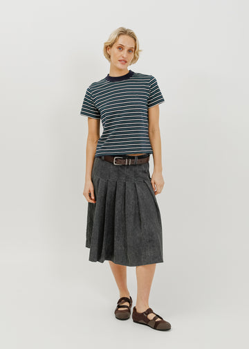Franki Tee / Navy-White-Green
