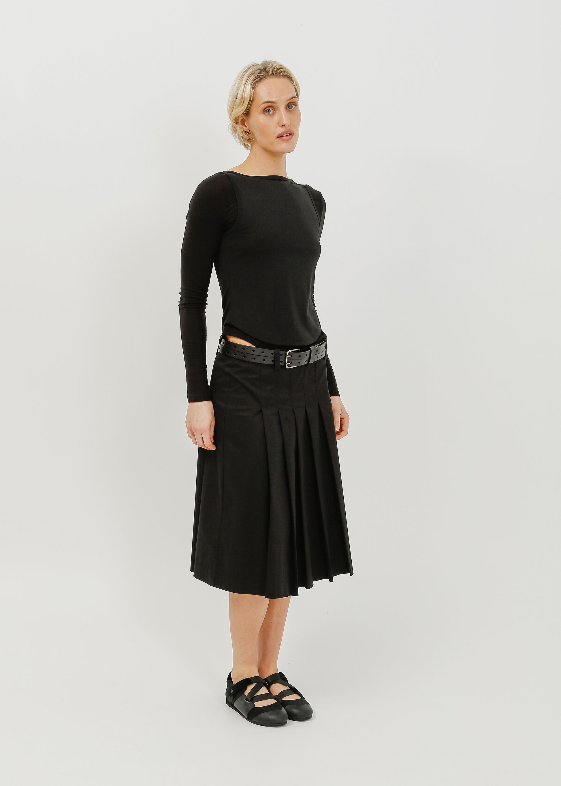 Macie Skirt / Black - 
Black (image 2)
