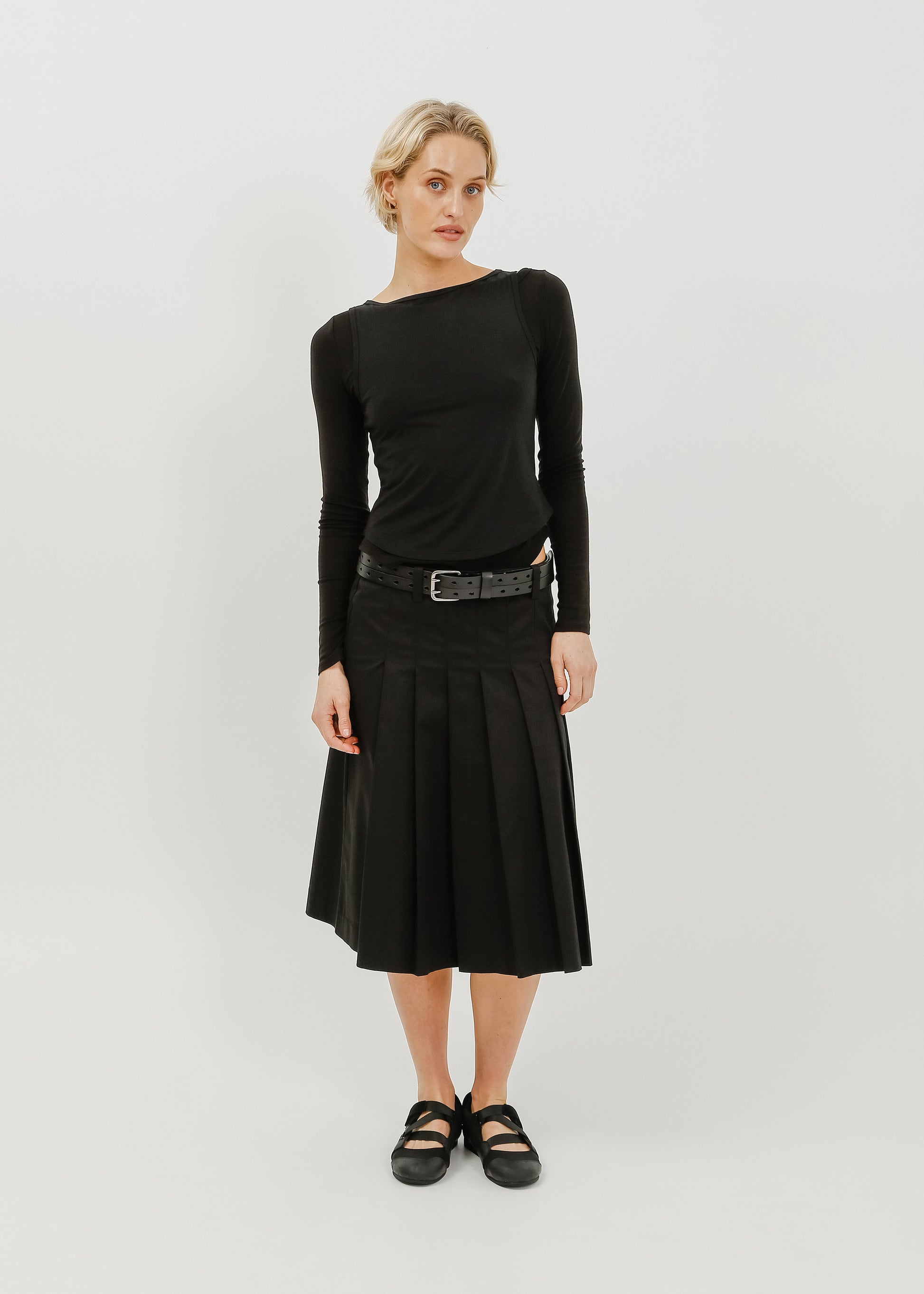Macie Skirt / Black - 
Black (image 1)