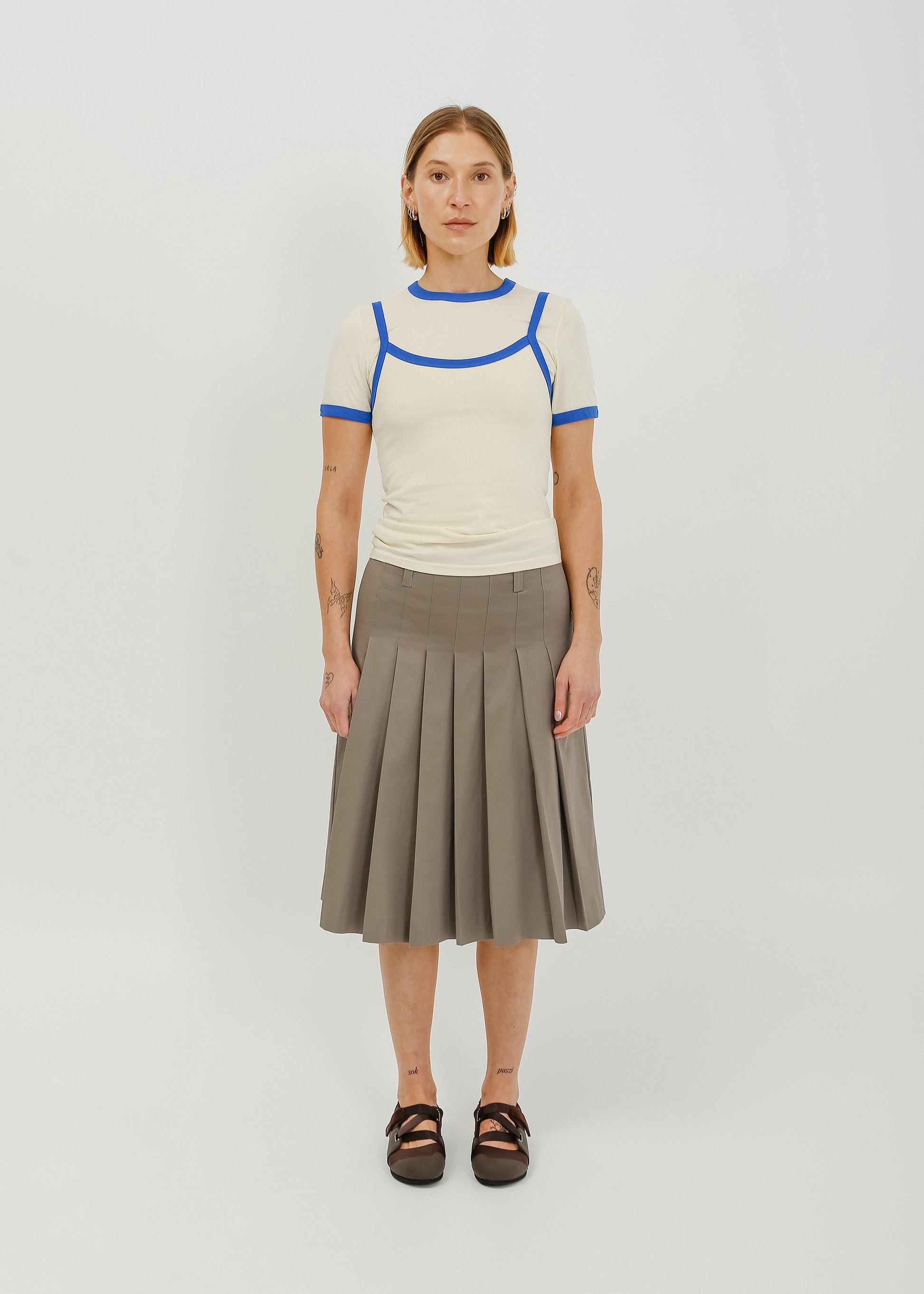 Macie Skirt / Taupe - 
Taupe (image 5)