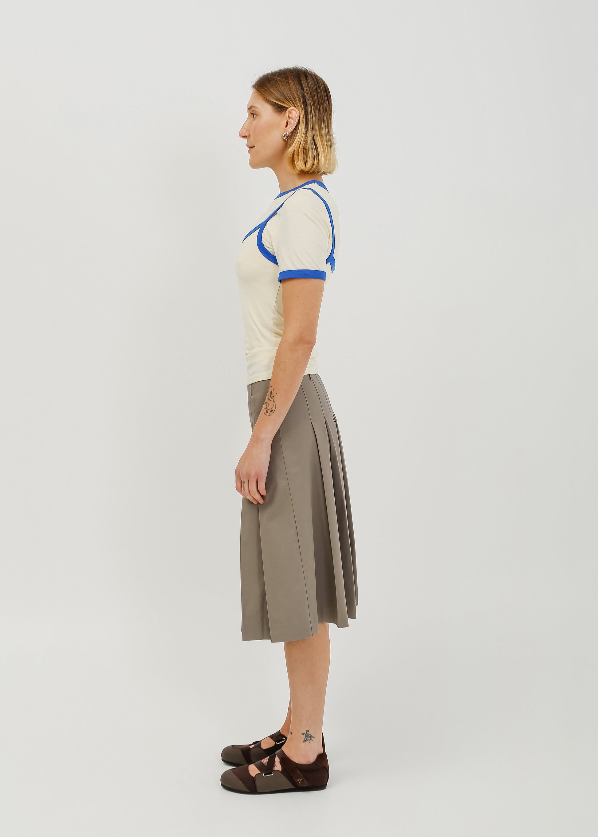 Macie Skirt / Taupe - 
Taupe (image 4)
