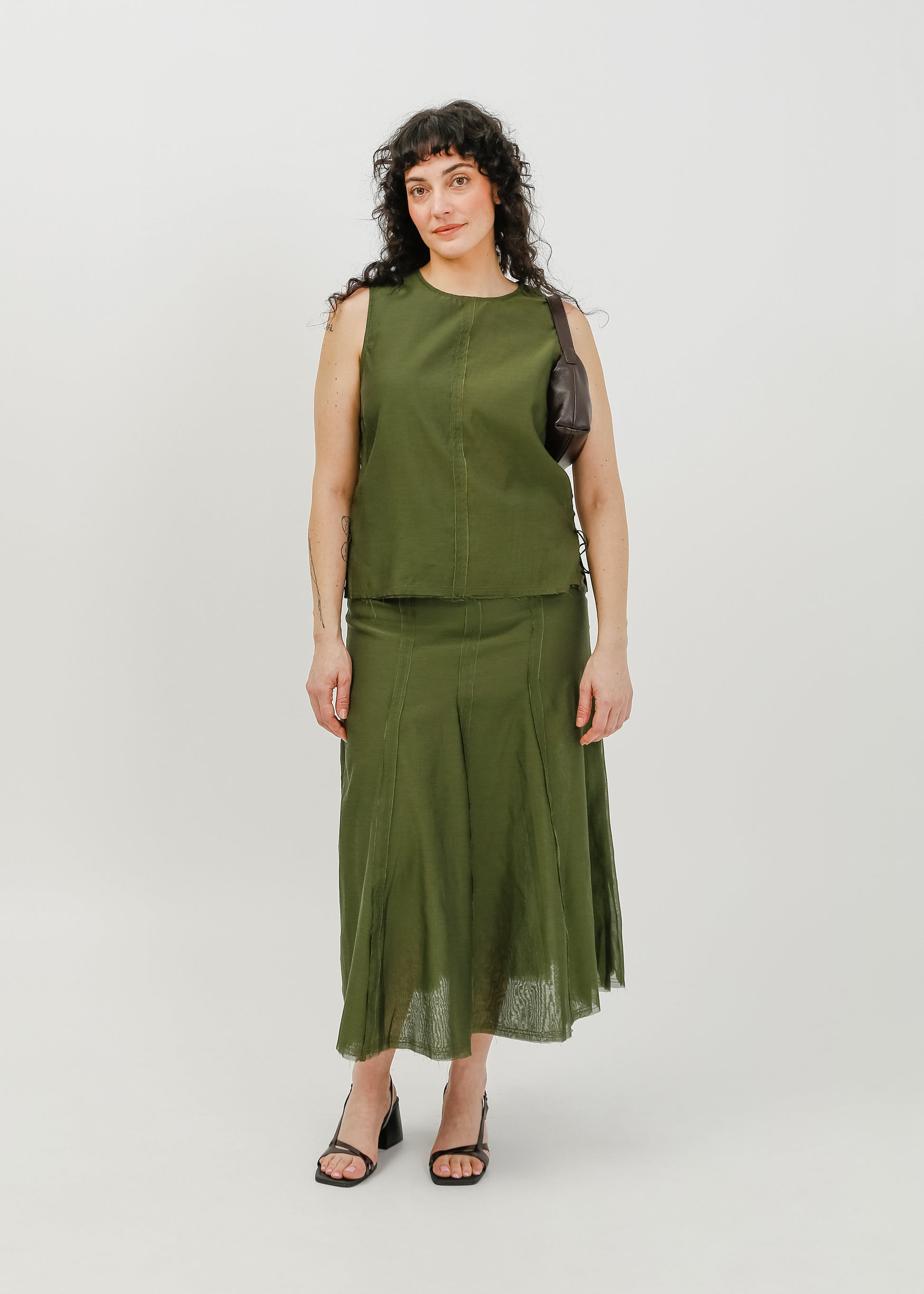 Lorelai Skirt / Khaki - 
Khaki (image 10)
