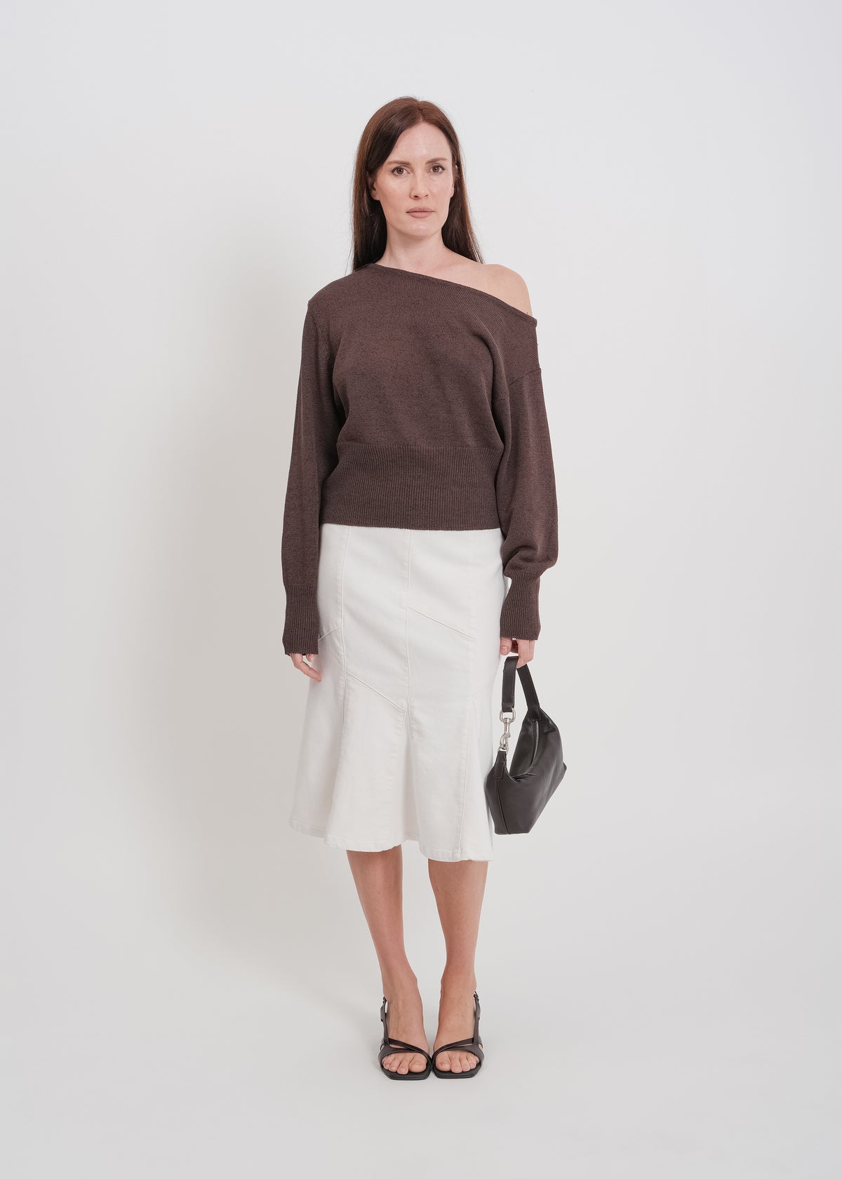 Melissa Denim Skirt / White - 
White (image 1)