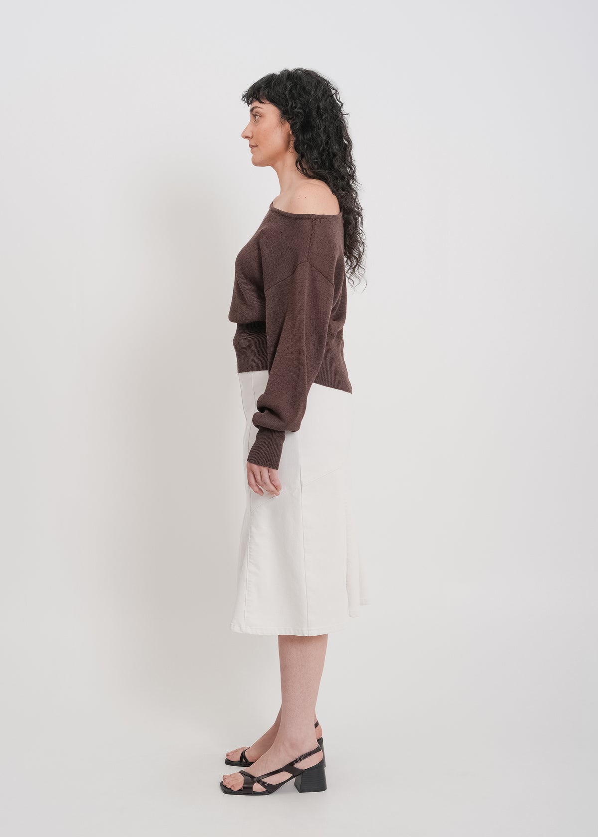 Melissa Denim Skirt / White - 
White (image 8)