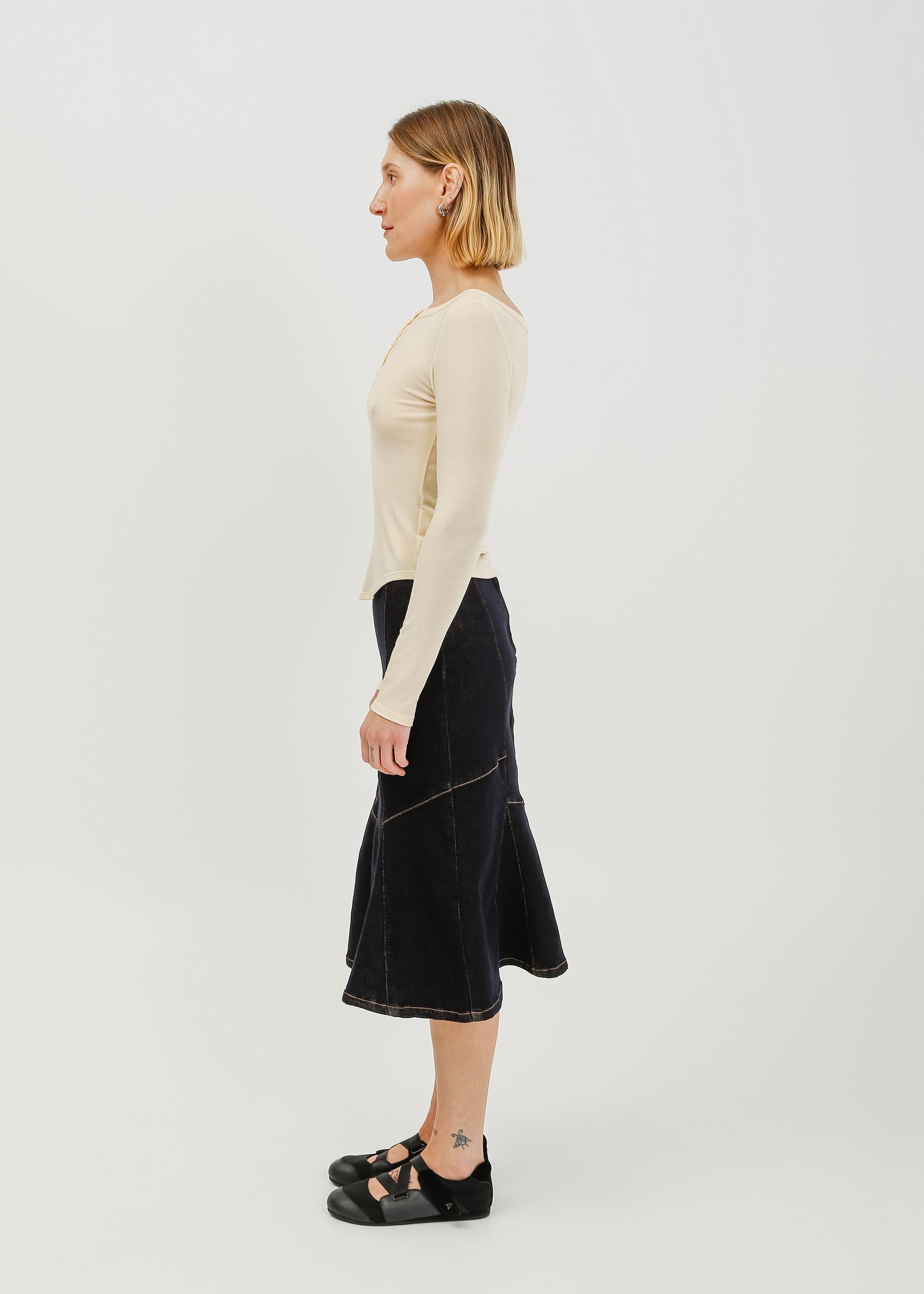 Melissa Denim Skirt / Dark Indigo - 
Dark Indigo (image 3)