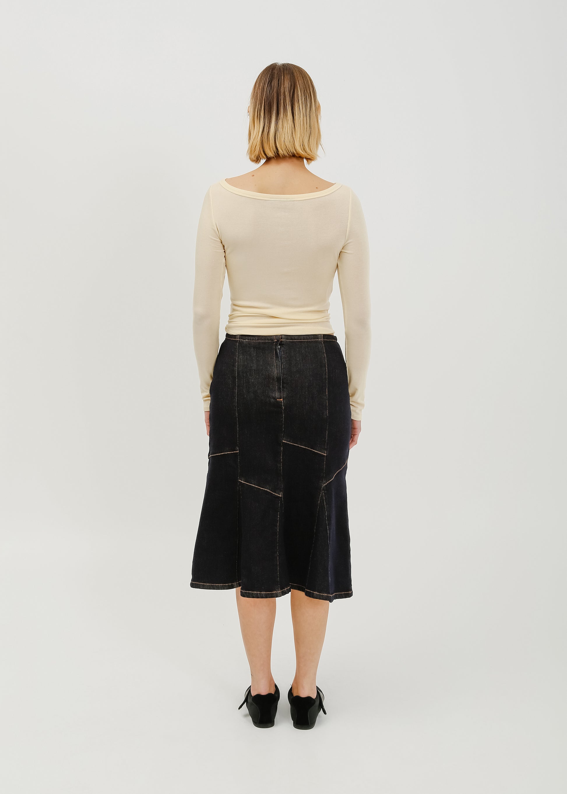 Melissa Denim Skirt / Dark Indigo - 
Dark Indigo (image 4)