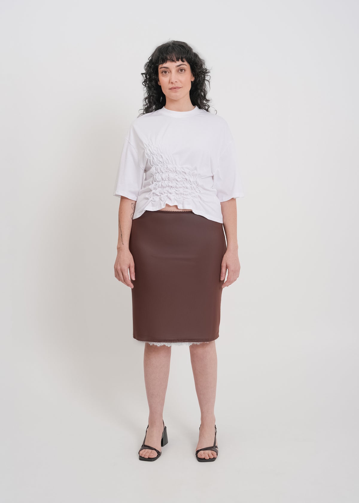 Kai Skirt / Chocolate-Baby Blue - 
Chocolate Baby Blue (image 7)
