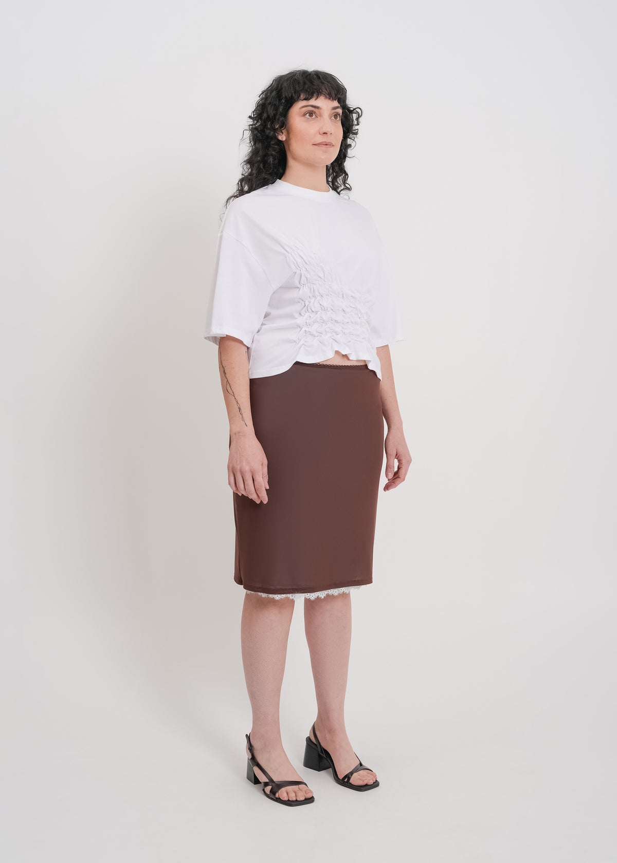 Kai Skirt / Chocolate-Baby Blue - 
Chocolate Baby Blue (image 8)