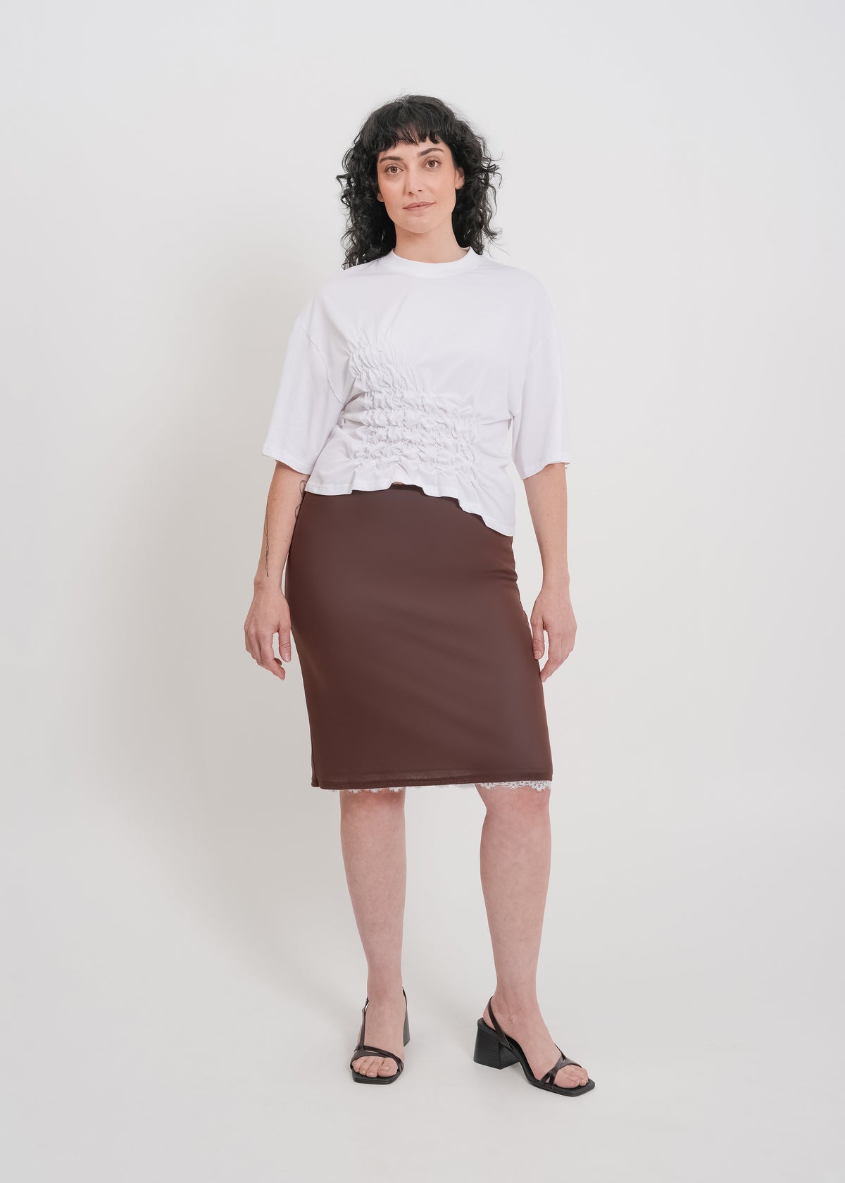 Kai Skirt / Chocolate-Baby Blue - 
Chocolate Baby Blue (image 11)