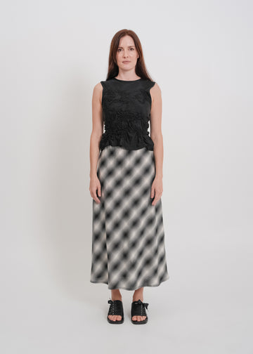 Bennie Skirt / White-Black