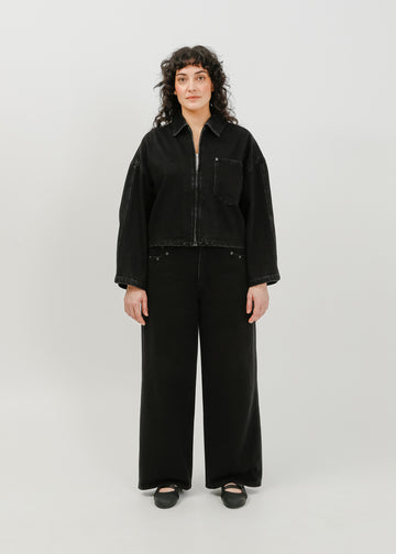 Zoey Denim Jacket / Black