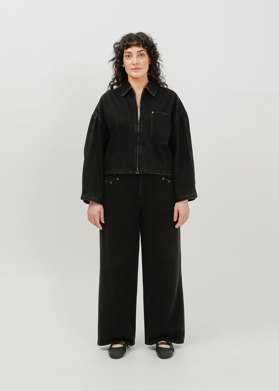 Zoey Denim Jacket / Black