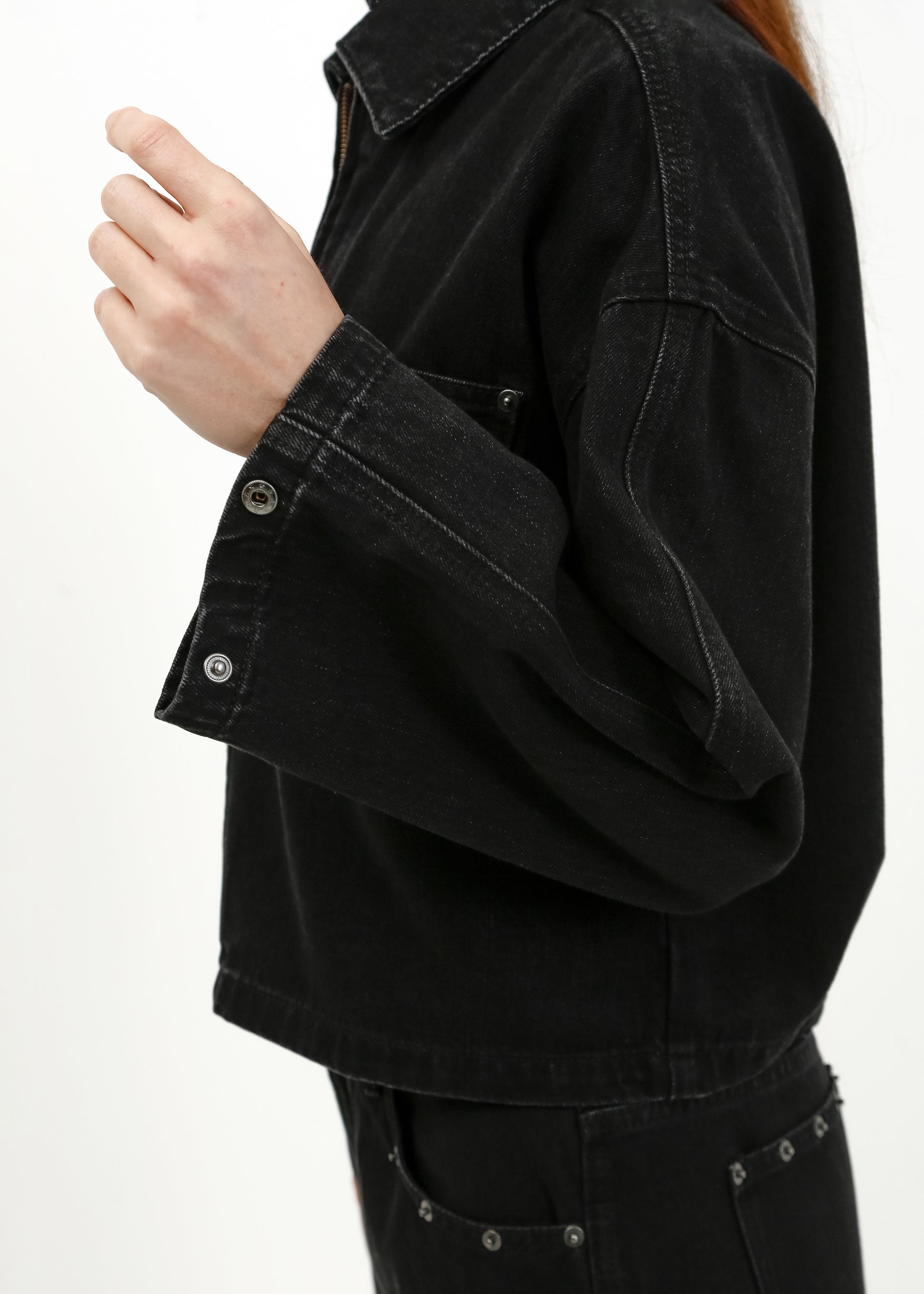 Zoey Denim Jacket / Black - 
Black (image 7)