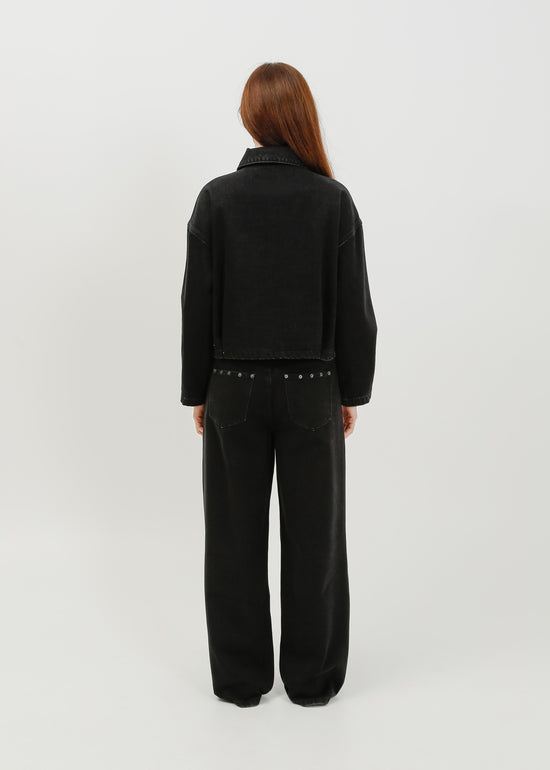 Zoey Denim Jacket / Black
