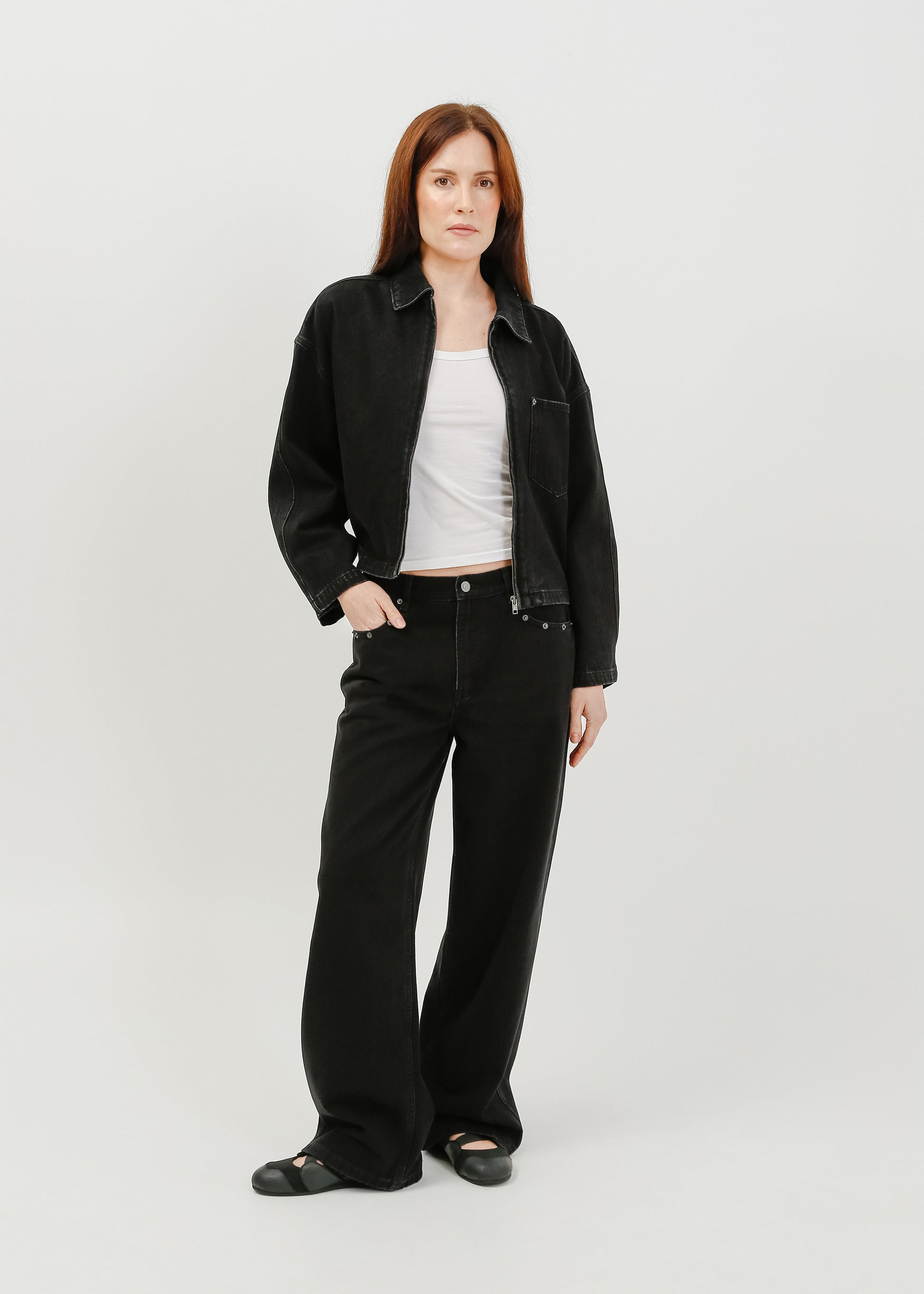 Zoey Denim Jacket / Black - 
Black (image 6)