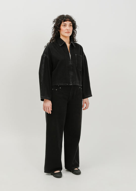 Zoey Denim Jacket / Black