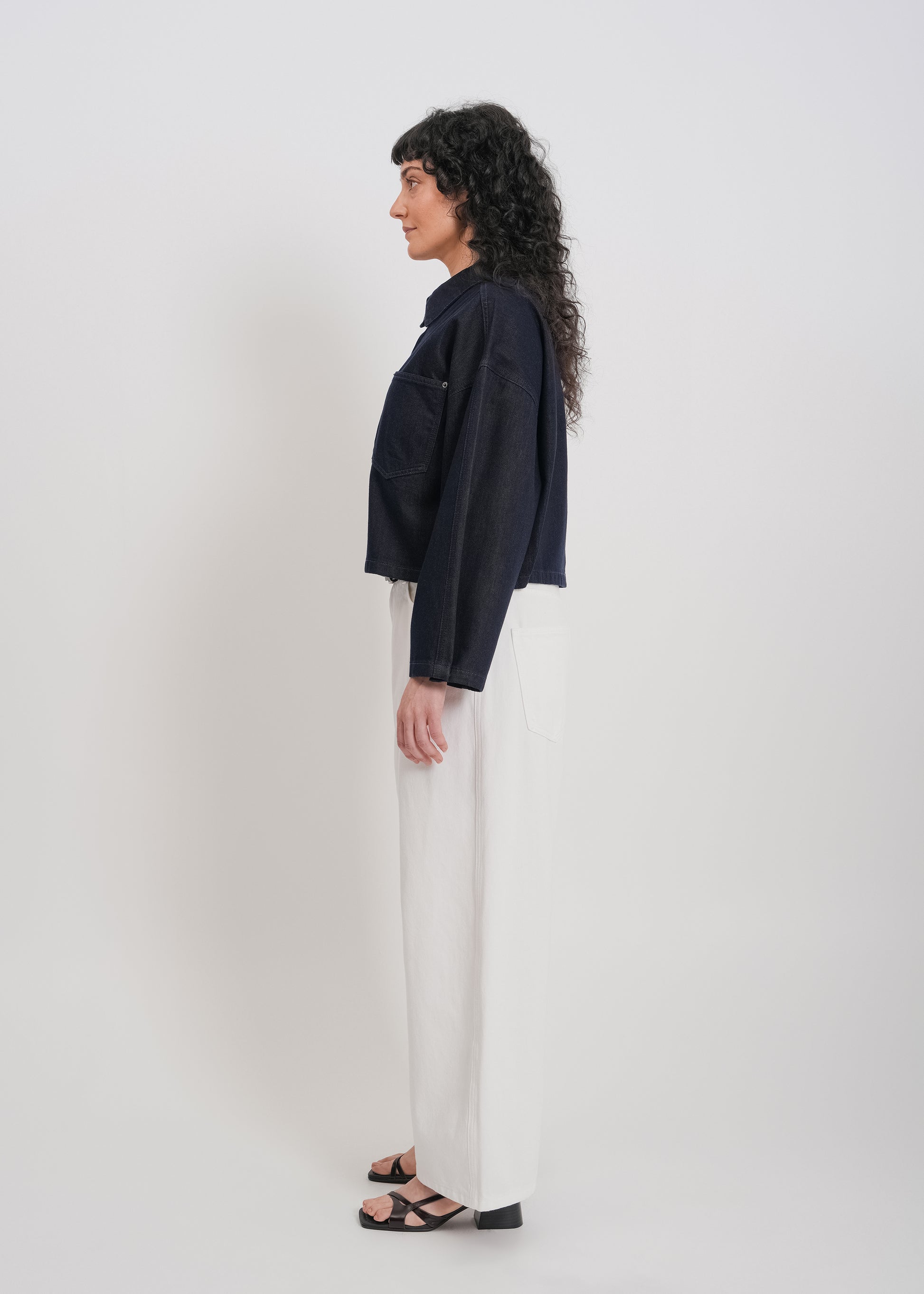 Zoey Denim Jacket / Dark Indigo - 
Dark Indigo (image 9)