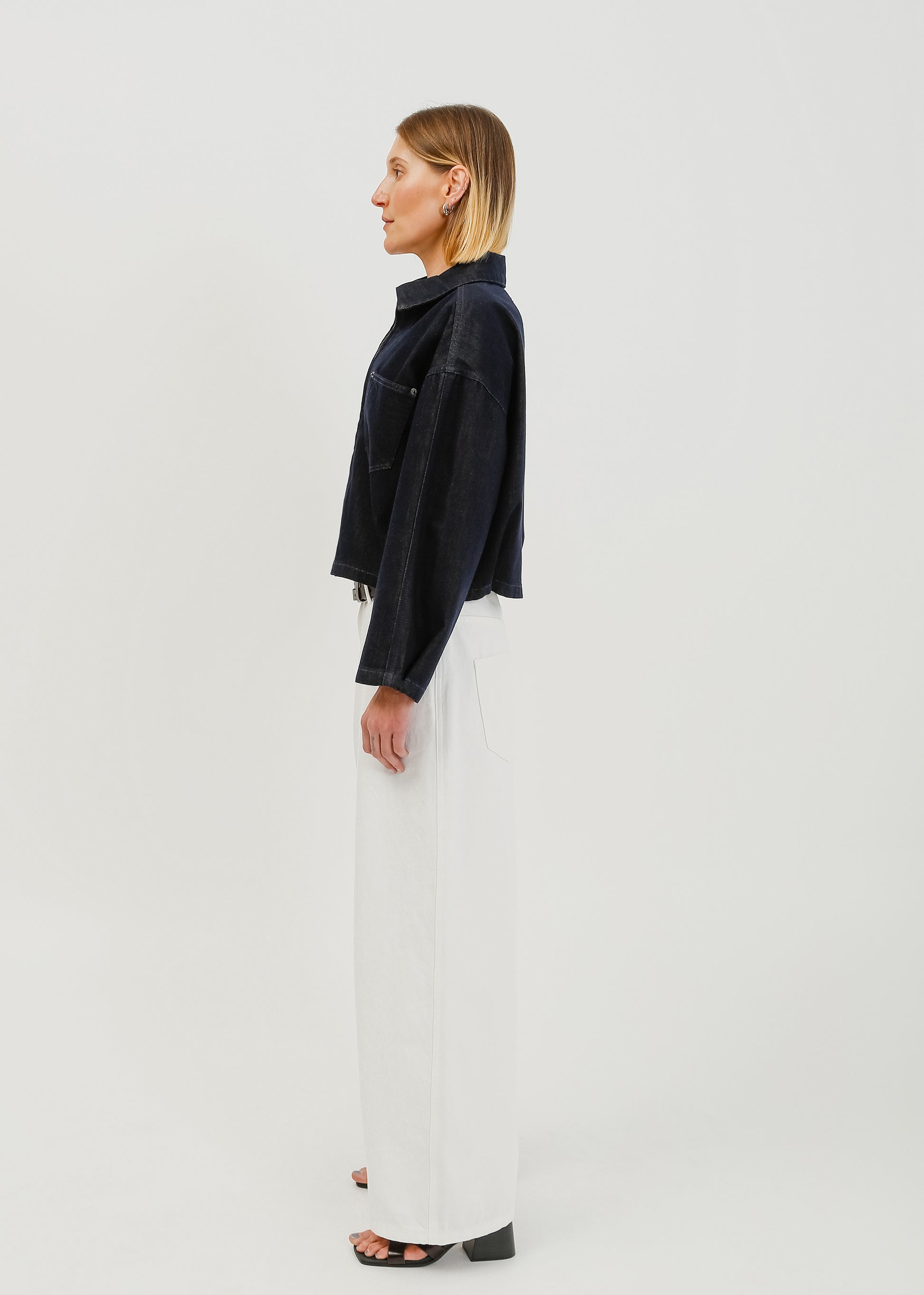 Zoey Denim Jacket / Dark Indigo - 
Dark Indigo (image 4)