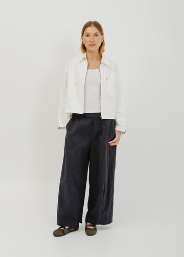 Zoey Denim Jacket / White