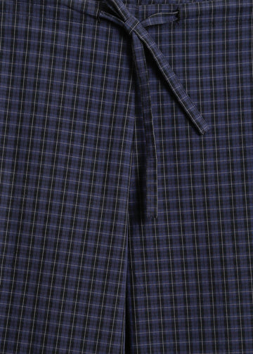 Rocco Pant / Black-Navy Check