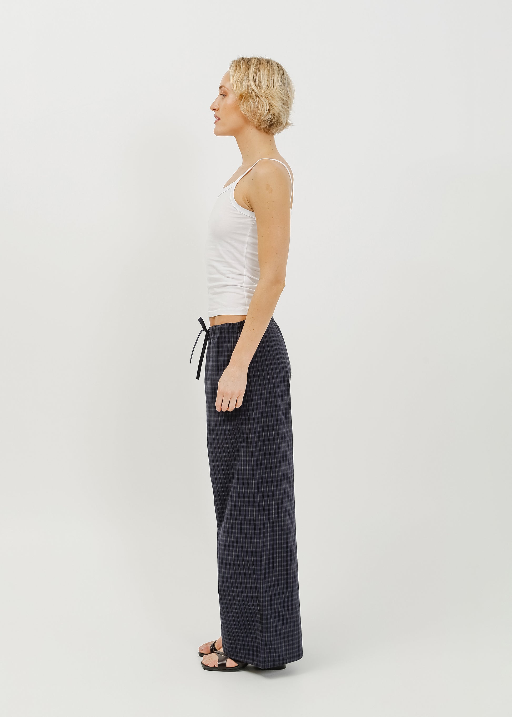 Rocco Pant / Black-Navy Check - 
Black Navy Check (image 3)