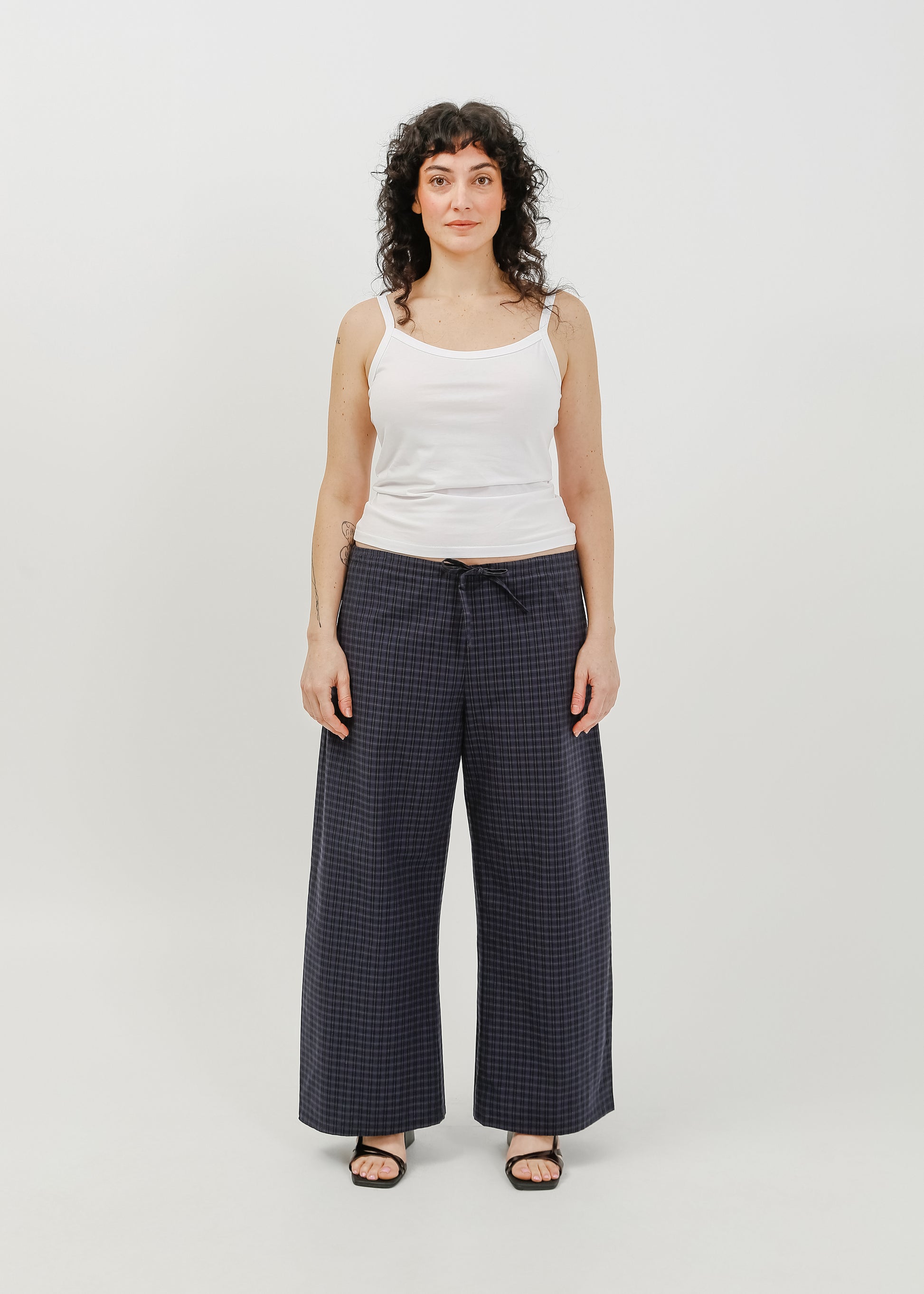 Rocco Pant / Black-Navy Check - 
Black Navy Check (image 6)