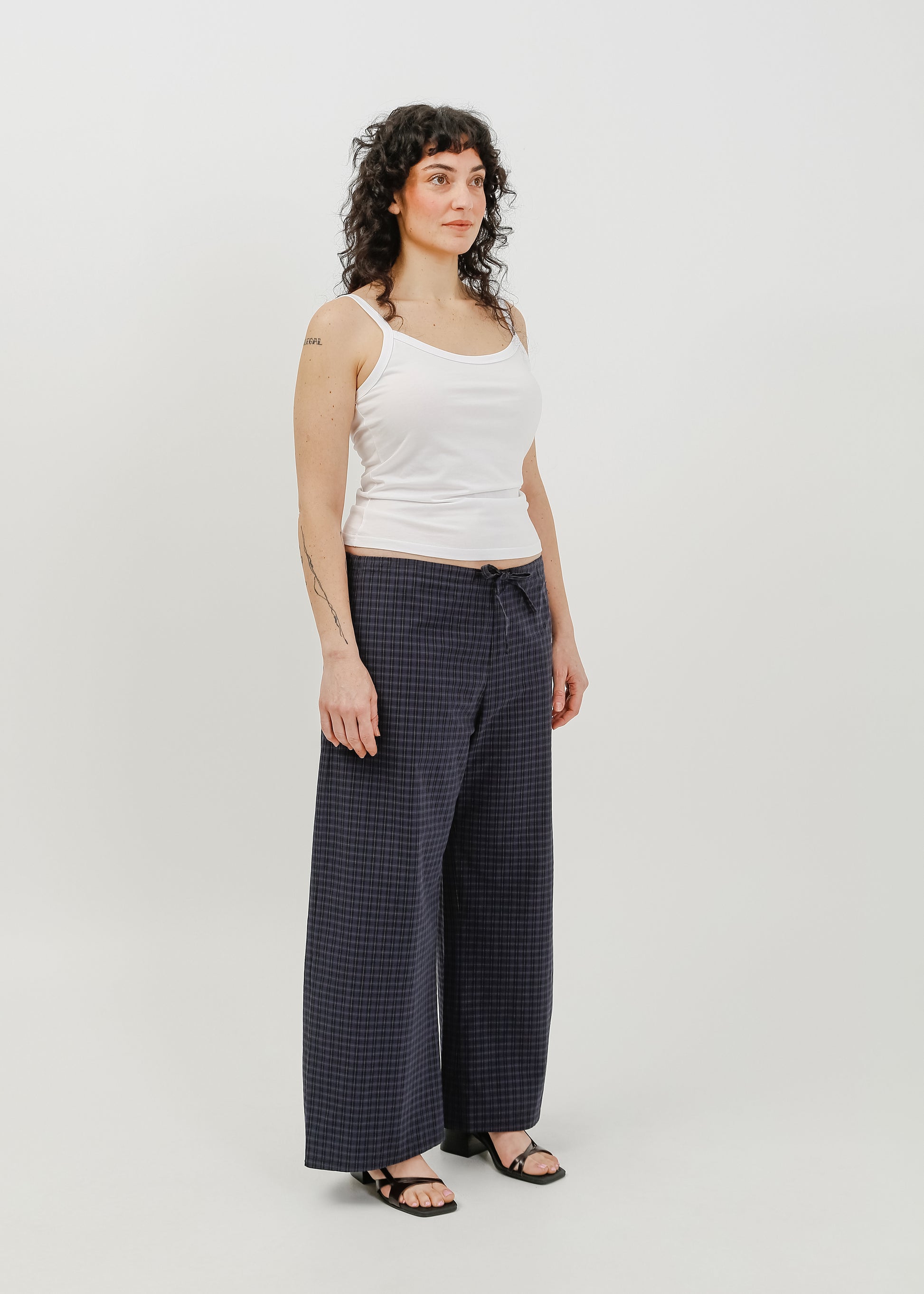 Rocco Pant / Black-Navy Check - 
Black Navy Check (image 7)
