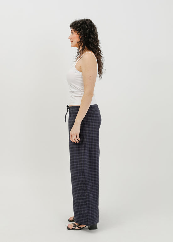 Rocco Pant / Black-Navy Check