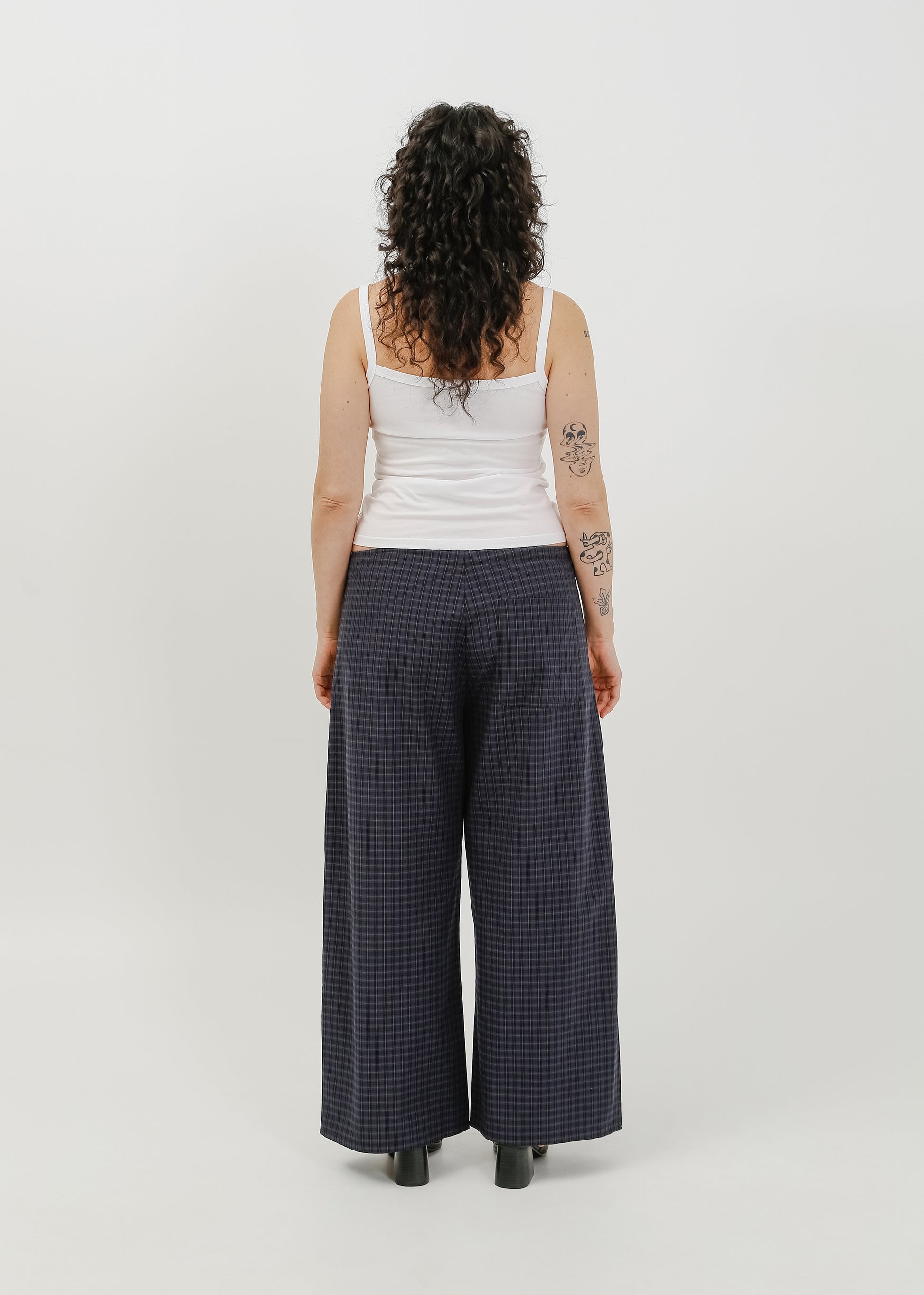 Rocco Pant / Black-Navy Check - 
Black Navy Check (image 9)