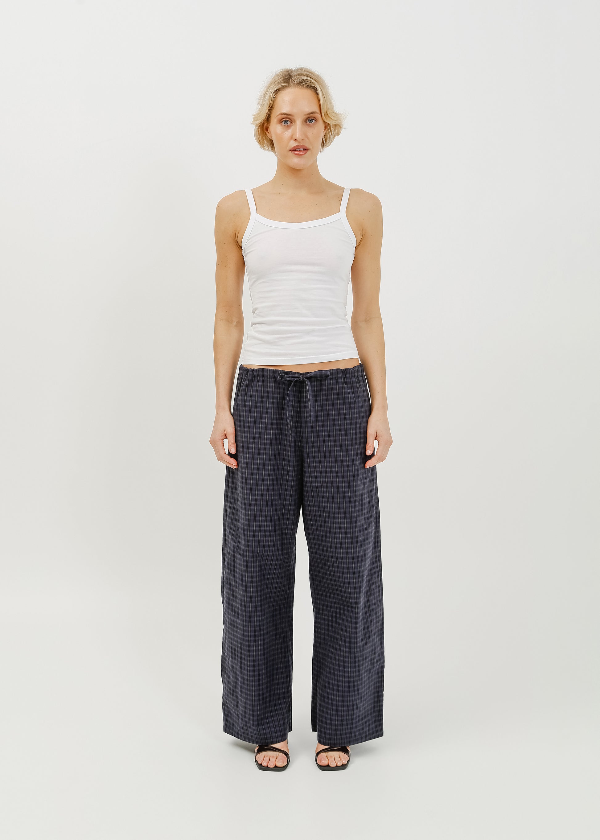 Rocco Pant / Black-Navy Check - 
Black Navy Check (image 1)