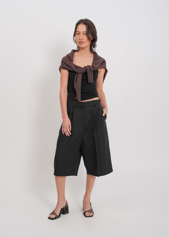 Saige Tailored Short / Black