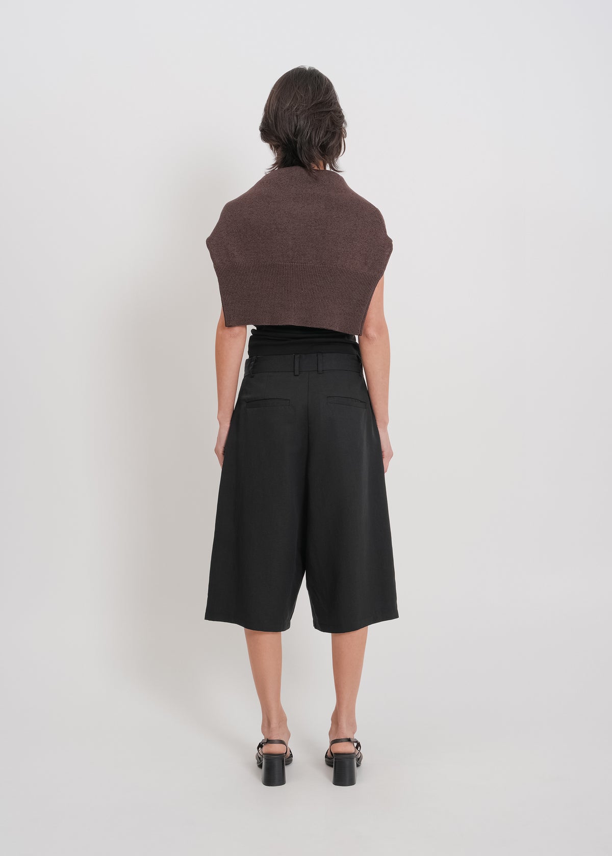 Saige Tailored Short / Black - 
Black (image 4)