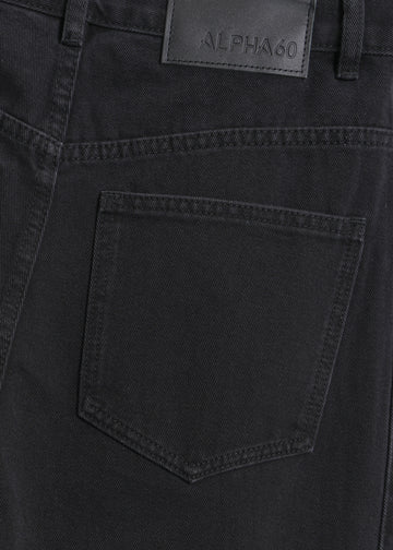 Nadia Denim Short / Black