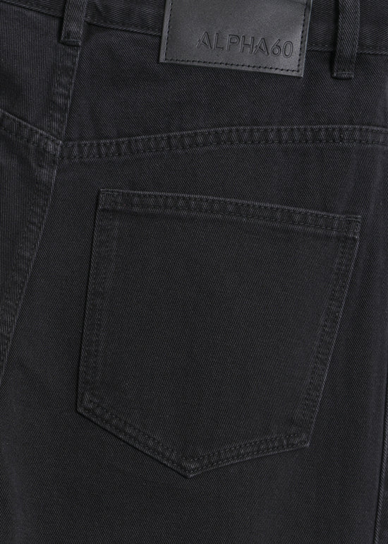 Nadia Denim Short / Black