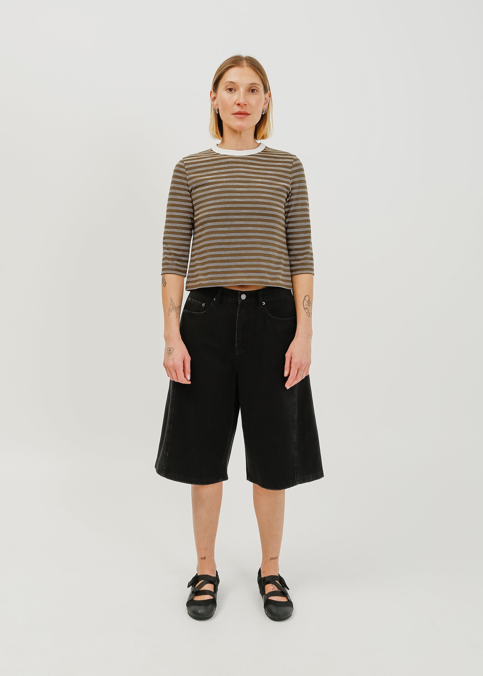 Nadia Denim Short / Black - 
Black (image 1)