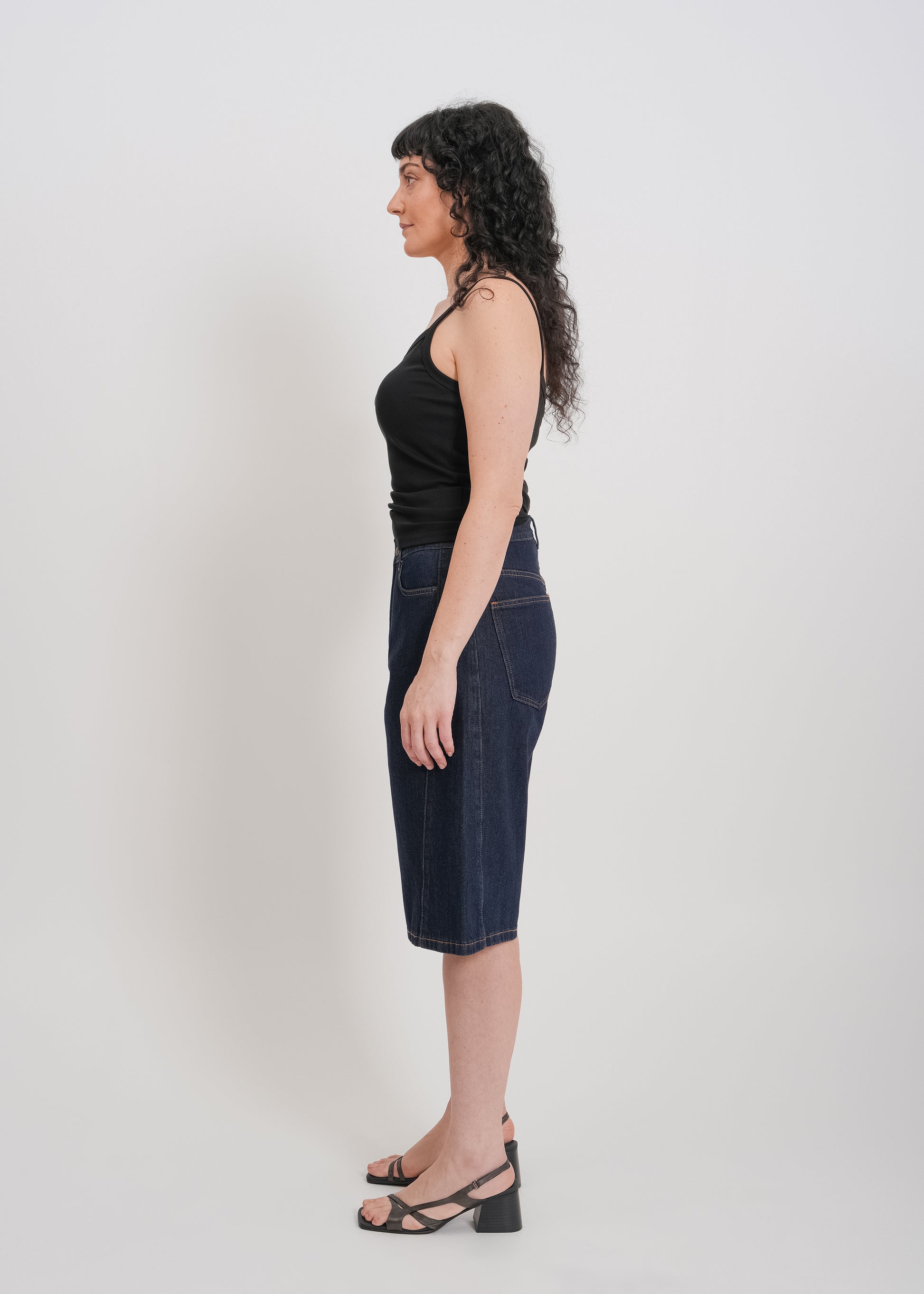 Nadia Denim Short / Indigo - 
Indigo (image 8)
