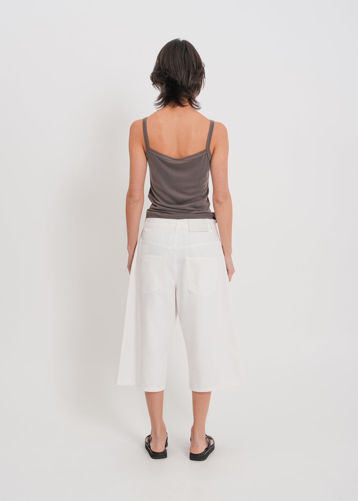 Sullivan Denim Short / White - 
White (image 5)
