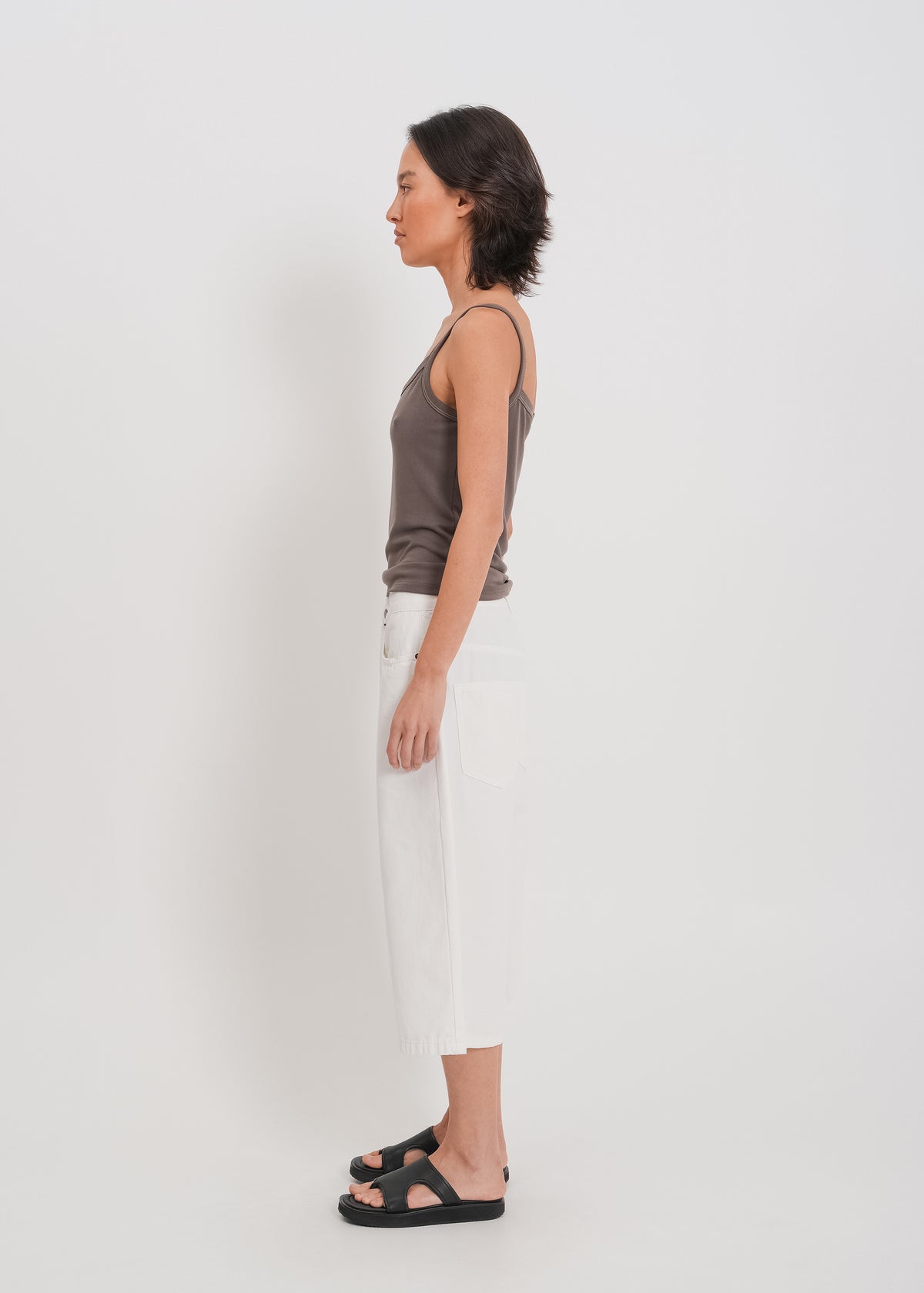 Sullivan Denim Short / White - 
White (image 4)