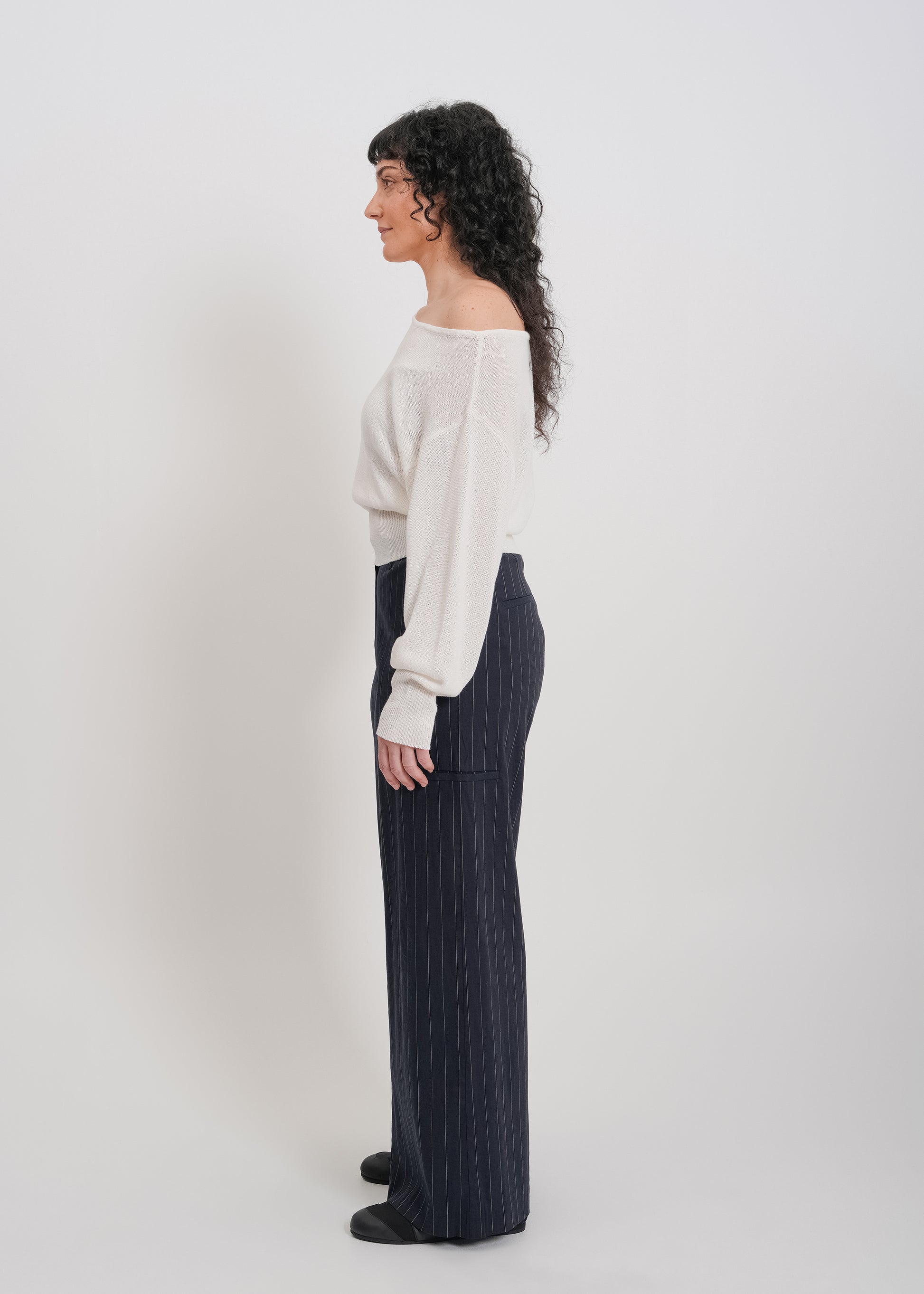 Annie Trouser / Navy-White - 
Navy White (image 8)