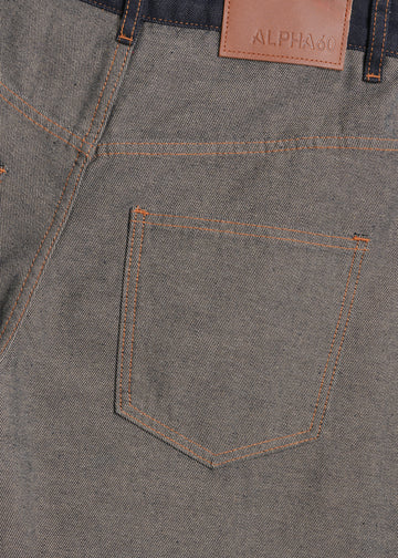 Cosmo Jean / Tan-Dark Indigo