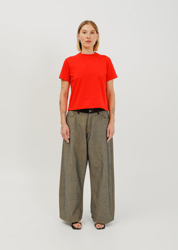 Cosmo Jean / Tan-Dark Indigo